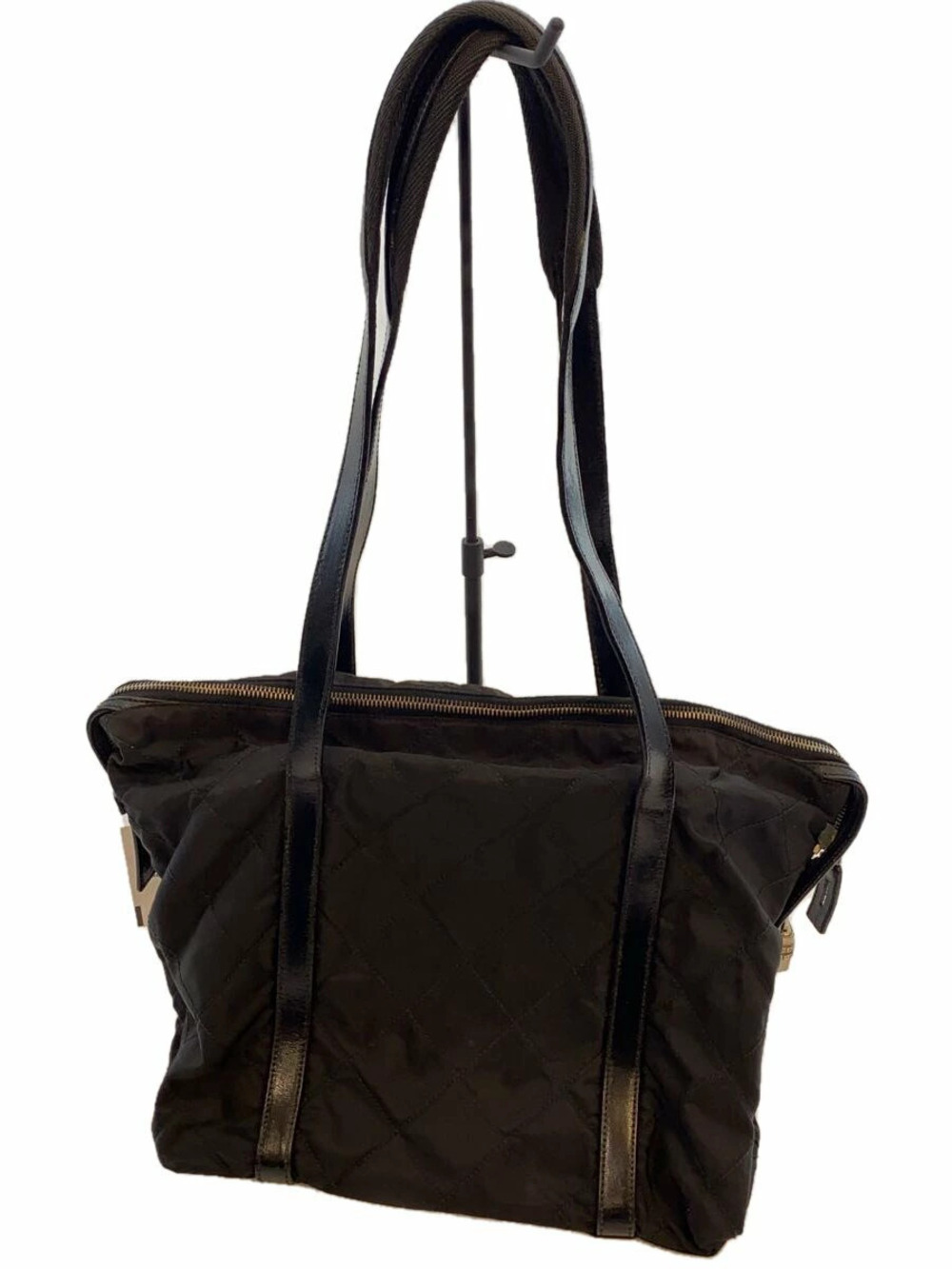 Prada Quilted Tote Bag Black